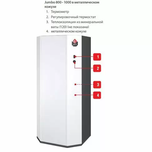 Бойлер косвенного нагрева ACV JUMBO 800
